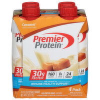 Premier Protein High Protein Shake, Caramel, 4 Pack, 4 Each