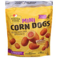 Foster Farms Corn Dogs, Honey Crunch, Mini, 40 Each