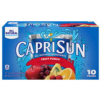 Capri Sun Fruit Punch Juice Drink Blend - 10 Each