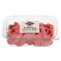 First Street Sour Strawberry Licorice Belts - 7 Ounce