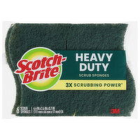 Scotch-Brite Heavy Duty Scrub Sponges - 6 Each