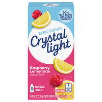 Crystal Light Zero Sugar Packets Raspberry Lemonade Drink Mix
