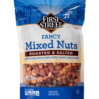 First Street Mixed Nuts, Roasted & Salted, Fancy, 26 Ounce