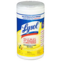 Lysol Disinfecting Wipes, Lemon & Lime Blossom Scent - 80 Each