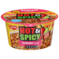 Nissin Ramen Noodle Soup, Shrimp Flavor, Hot & Spicy