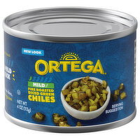 Ortega Fire Roasted Diced Mild Green Chiles