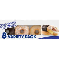 Entenmann's Assorted Rick Frosted, Powdered, Glazed Donuts, 8 count, 14.25 oz - 8 Each