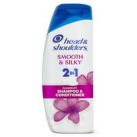 Head & Shoulders 2 in 1 Dandruff Shampoo and Conditioner, Smooth and Silky, 20.7 oz - 20.7 Ounce