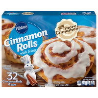 Pillsbury Cinnamon Rolls with Icing - 4 Each