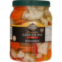 First Street Garden Mix, Premium, Hot, 64 Ounce