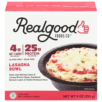 Realgood Foods Co. Lasagna Bowl - 9 Ounce