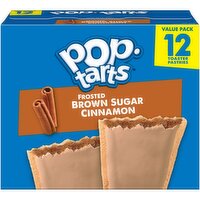 Pop-Tarts Toaster Pastries, Frosted Brown Sugar Cinnamon, Value Pack - 20.3 Ounce