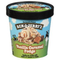 Ben & Jerry's Ice Cream, Vanilla Caramel Fudge - 1 Pint