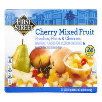 First Street Cherry Mixed Fruit In Juice - 24 Each