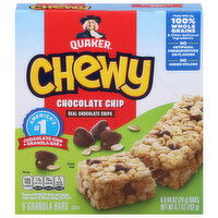 Quaker Granola Bars, Chocolate Chip, Chewy - 8 Each