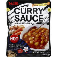S&B Curry Sauce, with Vegetables, Hot - 7.4 Ounce