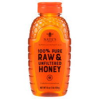 Nate's Raw & Unfiltered Honey - 16 Ounce