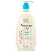 Aveeno Wash & Shampoo, Daily Moisture - 18 Fluid ounce