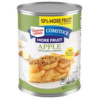 Duncan Hines Comstock More Fruit Apple Pie Filling and Topping - 21 Ounce