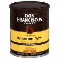 Don Francisco's Medium Roast Butterscotch Toffee Coffee - 10 Ounce