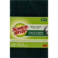 Scotch Brite Scour Pads, Heavy Duty, 3 Pack - 3 Each