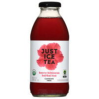Just Ice Tea Herbal Tea, Caffeine Free, Berry Hibiscus - 16 Fluid ounce