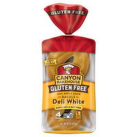 Canyon Bakehouse Gluten Free Deli White Bagels - 4 Each