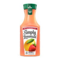 Simply Lemonade With Strawberry, All Natural Non-Gmo - 52 Fluid ounce