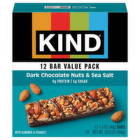 Kind Dark Chocolate Nuts & Sea Salt Bars Value Pack - 12 Each