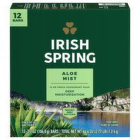 Irish Spring Deodorant Bar Soap  - 12 Each