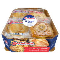 Svenhard's Pastries, Swedish Horns, Breakfast Claws, Variety Pack, 12 Each