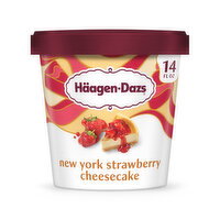Haagen-Dazs New York Strawberry Cheesecake Ice Cream - 14 Fluid ounce