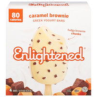 Enlightened Greek Yogurt Bars, Caramel Brownie - 4 Each