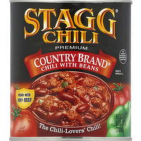 Stagg Chili, Premium, with Beans - 108 Ounce