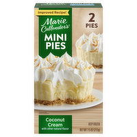 Marie Callender's Pies, Coconut Cream, Mini - 2 Each