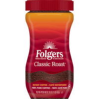 Folgers Coffee, Instant, Classic Roast, 16 Ounce