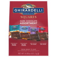 Ghirardelli Dark Chocolate, Assortment, Squares, 14.86 Ounce