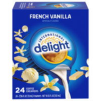 International Delight Coffee Creamer, French Vanilla - 24 Each