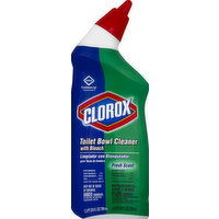 Clorox Toilet Bowl Cleaner, with Bleach, Fresh Scent - 24 Ounce