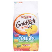 Goldfish Snack Crackers, Baked, Cheddar, Colors, 6.6 Ounce