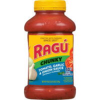 Ragu Sauce, Tomato, Garlic & Onion, Chunky, 45 Ounce