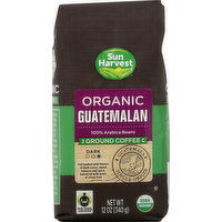 Sun Harvest Coffee, Organic, Ground, Dark, Guatemalan