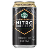 Starbucks Coffee Drink, Premium, Vanilla Sweet Cream, Nitro Cold Brew - 9.6 Fluid ounce