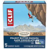 Clif PB Ban Dark Choc - 5 Each