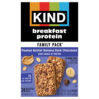 Kind Peanut Butter Banana Dark Chocolate Breakfast Bars Family Pack