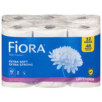 Fiora Mega Bath Tissue LAV - 12 Each