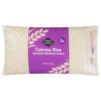 First Street Calrose Rice, Enriched Medium Grain - 5 Pound