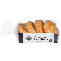 First Street Cheddar Swirl Buns 4 ct - 11.5 Ounce