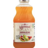 Lakewood Juice, Organic, Papaya Blend - 32 Ounce