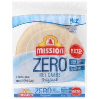 Mission Tortilla Wraps, Zero Net Carbs, Original - 8 Each